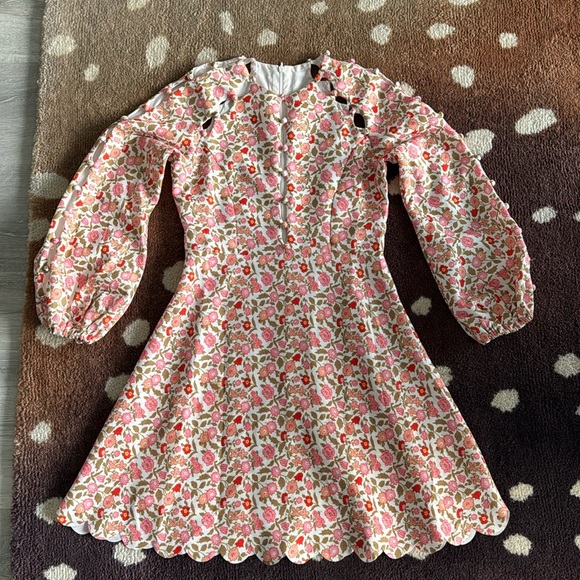 Long Sleeve Floral Print Dress - Picture 1 of 12